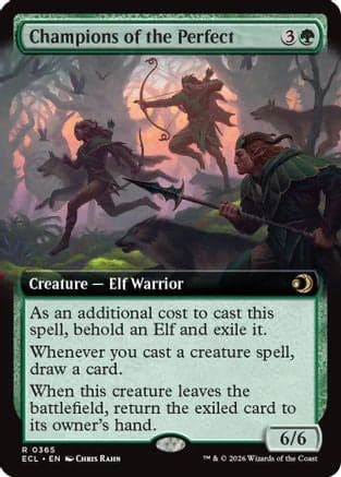 Champions of the Perfect (Extended Art) |  Foil (365) [Lorwyn Eclipsed]