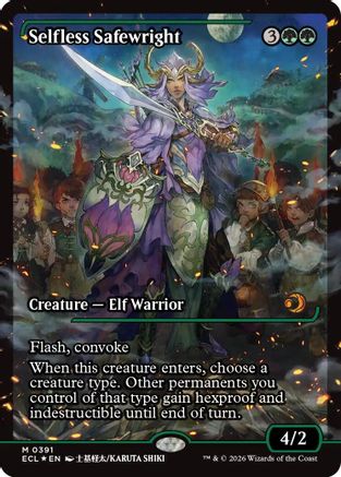 Selfless Safewright (Showcase) |  Foil (391) [Lorwyn Eclipsed]