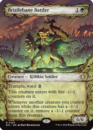 Bristlebane Battler (Showcase) |  Foil (325) [Lorwyn Eclipsed]