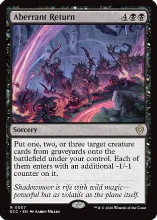 Aberrant Return |  (007) [Commander: Lorwyn Eclipsed]