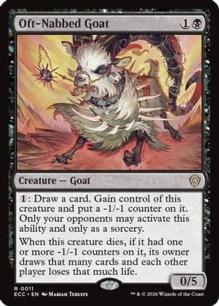 Oft-Nabbed Goat |  (011) [Commander: Lorwyn Eclipsed]