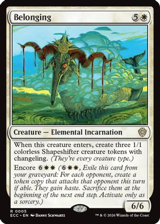 Belonging |  (005) [Commander: Lorwyn Eclipsed]