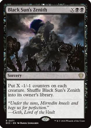 Black Sun's Zenith |  (071) [Commander: Lorwyn Eclipsed]