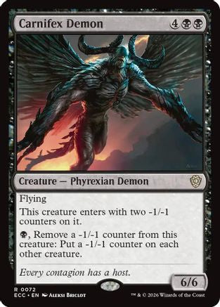 Carnifex Demon |  (072) [Commander: Lorwyn Eclipsed]