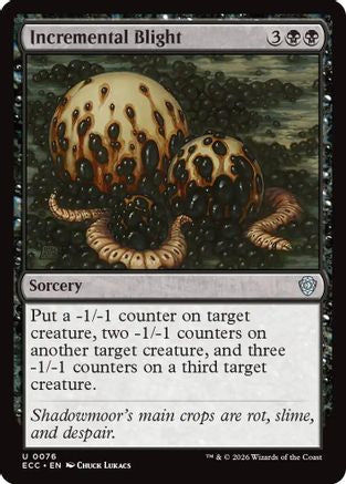 Incremental Blight |  (076) [Commander: Lorwyn Eclipsed]