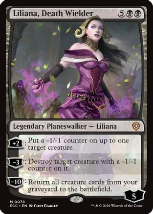 Liliana, Death Wielder |  (078) [Commander: Lorwyn Eclipsed]