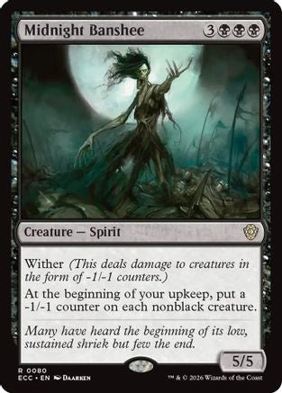Midnight Banshee |  (080) [Commander: Lorwyn Eclipsed]