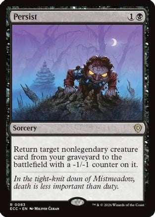 Persist |  (083) [Commander: Lorwyn Eclipsed]
