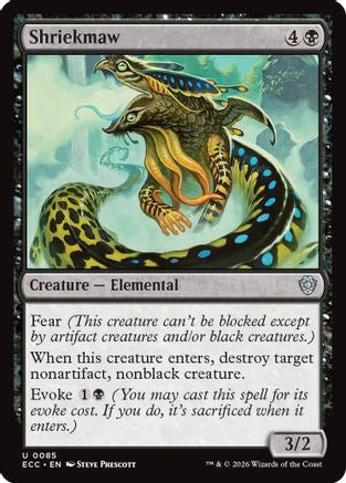 Shriekmaw |  (085) [Commander: Lorwyn Eclipsed]