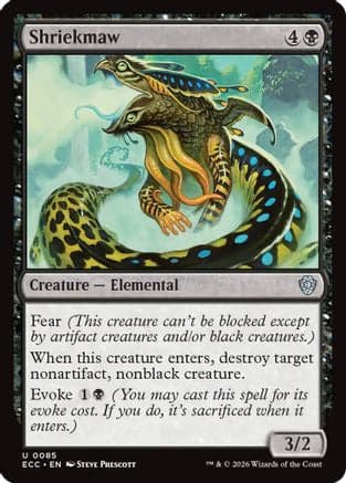 Shriekmaw |  (085) [Commander: Lorwyn Eclipsed]