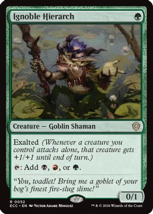 Ignoble Hierarch |  (052) [Commander: Lorwyn Eclipsed]