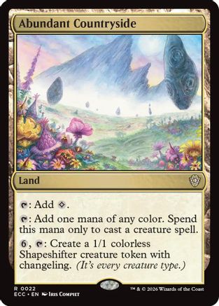 Abundant Countryside |  (022) [Commander: Lorwyn Eclipsed]