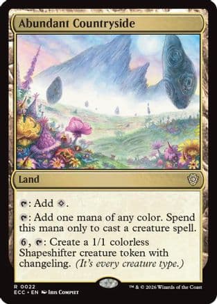 Abundant Countryside |  (022) [Commander: Lorwyn Eclipsed]