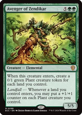 Avenger of Zendikar |  (098) [Commander: Lorwyn Eclipsed]