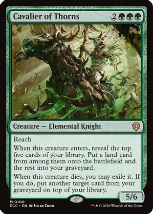 Cavalier of Thorns |  (100) [Commander: Lorwyn Eclipsed]