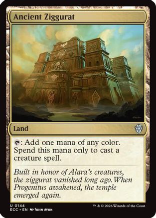 Ancient Ziggurat |  (144) [Commander: Lorwyn Eclipsed]