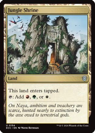 Jungle Shrine |  (154) [Commander: Lorwyn Eclipsed]