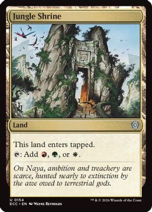 Jungle Shrine |  (154) [Commander: Lorwyn Eclipsed]