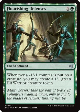 Flourishing Defenses |  (107) [Commander: Lorwyn Eclipsed]