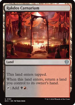 Rakdos Carnarium |  (161) [Commander: Lorwyn Eclipsed]