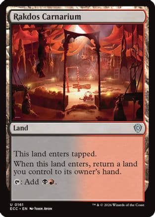 Rakdos Carnarium |  (161) [Commander: Lorwyn Eclipsed]