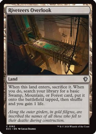 Riveteers Overlook |  (162) [Commander: Lorwyn Eclipsed]