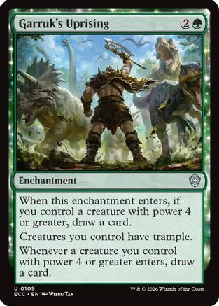 Garruk's Uprising |  (109) [Commander: Lorwyn Eclipsed]