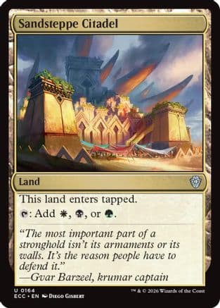 Sandsteppe Citadel |  (164) [Commander: Lorwyn Eclipsed]
