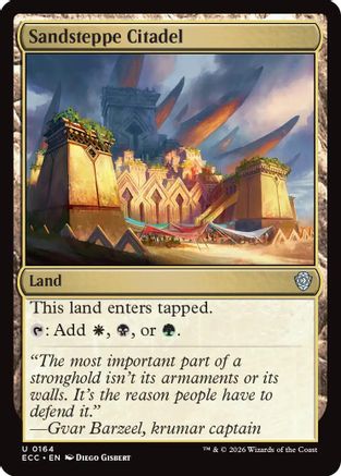 Sandsteppe Citadel |  (164) [Commander: Lorwyn Eclipsed]
