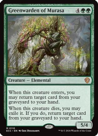 Greenwarden of Murasa |  (110) [Commander: Lorwyn Eclipsed]