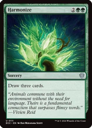 Harmonize |  (111) [Commander: Lorwyn Eclipsed]
