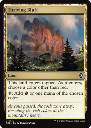 Thriving Bluff |  (170) [Commander: Lorwyn Eclipsed]