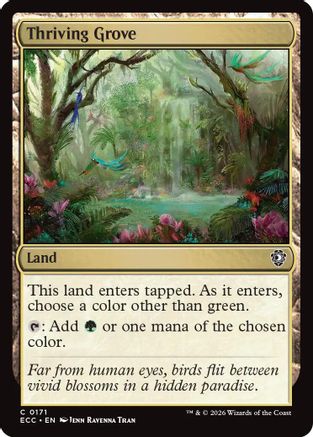 Thriving Grove |  (171) [Commander: Lorwyn Eclipsed]