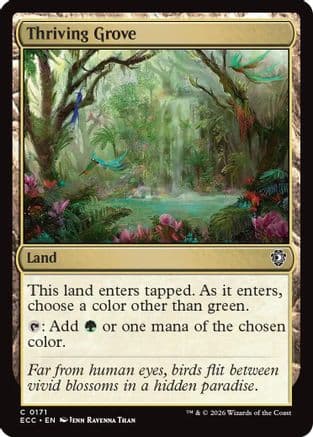 Thriving Grove |  (171) [Commander: Lorwyn Eclipsed]