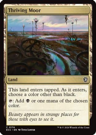 Thriving Moor |  (174) [Commander: Lorwyn Eclipsed]