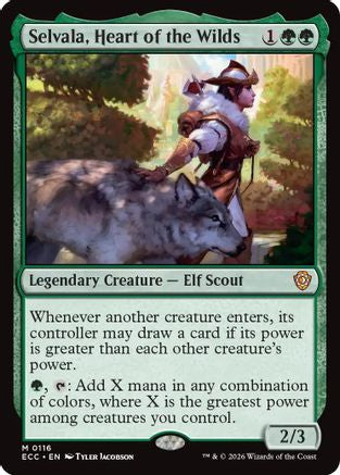 Selvala, Heart of the Wilds |  (116) [Commander: Lorwyn Eclipsed]