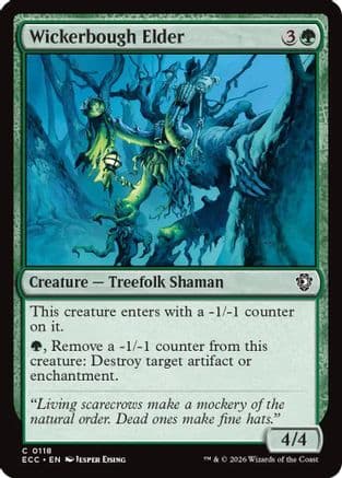 Wickerbough Elder |  (118) [Commander: Lorwyn Eclipsed]