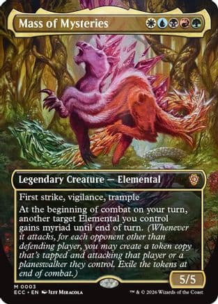 Mass of Mysteries (Borderless) |  (003) [Commander: Lorwyn Eclipsed]