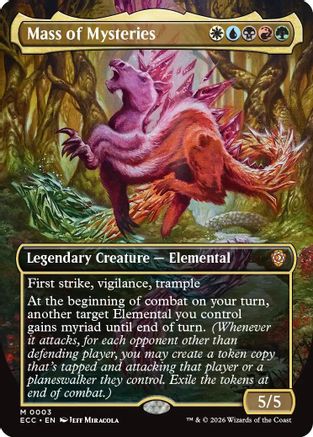 Mass of Mysteries (Borderless) |  (003) [Commander: Lorwyn Eclipsed]