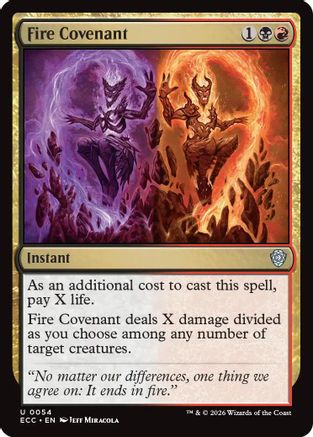 Fire Covenant |  (054) [Commander: Lorwyn Eclipsed]