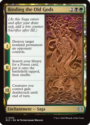 Binding the Old Gods |  (128) [Commander: Lorwyn Eclipsed]