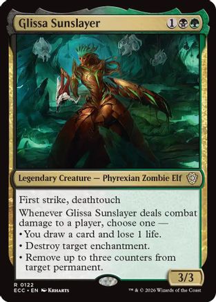Glissa Sunslayer |  (122) [Commander: Lorwyn Eclipsed]