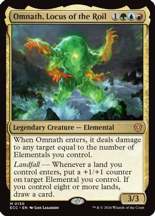 Omnath, Locus of the Roil |  (130) [Commander: Lorwyn Eclipsed]