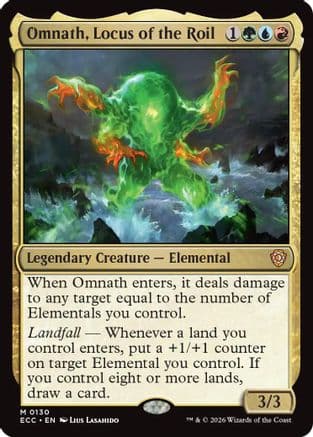 Omnath, Locus of the Roil |  (130) [Commander: Lorwyn Eclipsed]