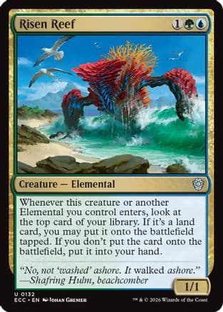Risen Reef |  (132) [Commander: Lorwyn Eclipsed]