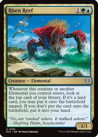 Risen Reef |  (132) [Commander: Lorwyn Eclipsed]