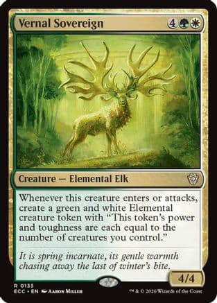 Vernal Sovereign |  (135) [Commander: Lorwyn Eclipsed]