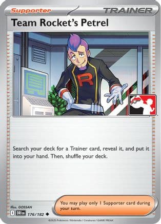 Team Rocket's Petrel 176/182 - Prize Pack Series Cards