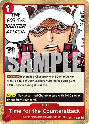 Time for the Counterattack (OP14-018) - The Azure Sea's Seven Foil