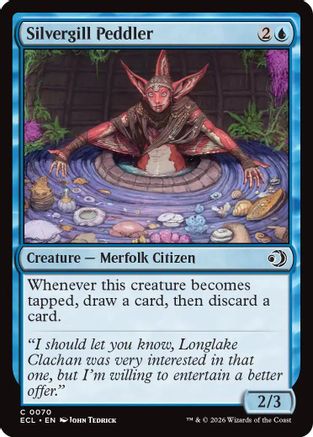 Silvergill Peddler |  Foil (070) [Lorwyn Eclipsed]